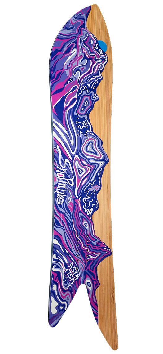 SnoPlanks Asym Fish snowboard 2024