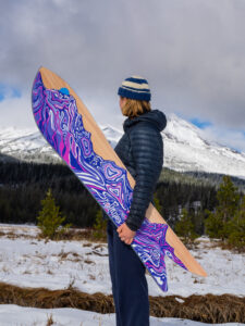 SnoPlanks Asym Fish snowboard 2024
