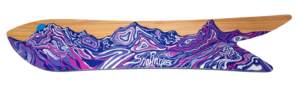Asym Fish snowboard by SnoPlanks
