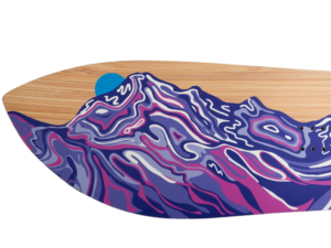 SnoPlanks Asym Fish snowboard 2024